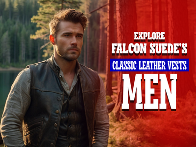 Explore Falcon Suede's Classic Leather Vests for Men