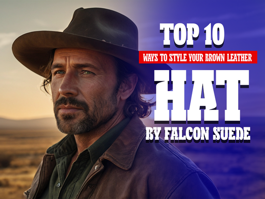 Top 10 Ways to Style Your Brown Leather Hat by Falcon Suede