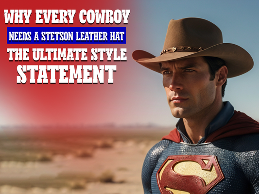 Why Every Cowboy Needs a Stetson Leather Hat: The Ultimate Style Statement