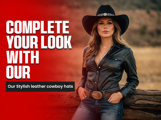 Complete Your Look with Our Stylish Leather Cowboy Hats