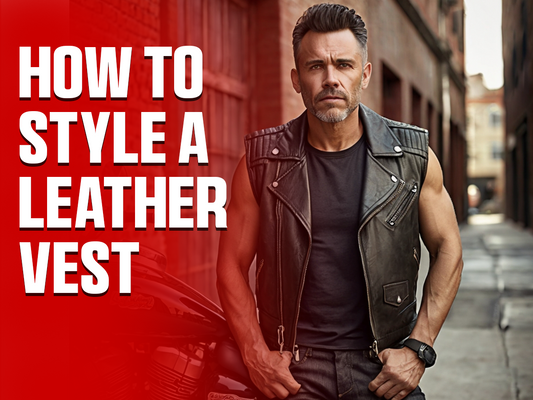 How to Style a Leather Vest