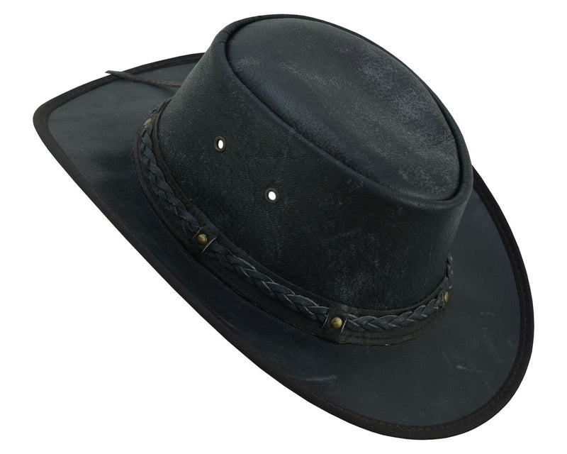 Unisex Trekker  leather hat