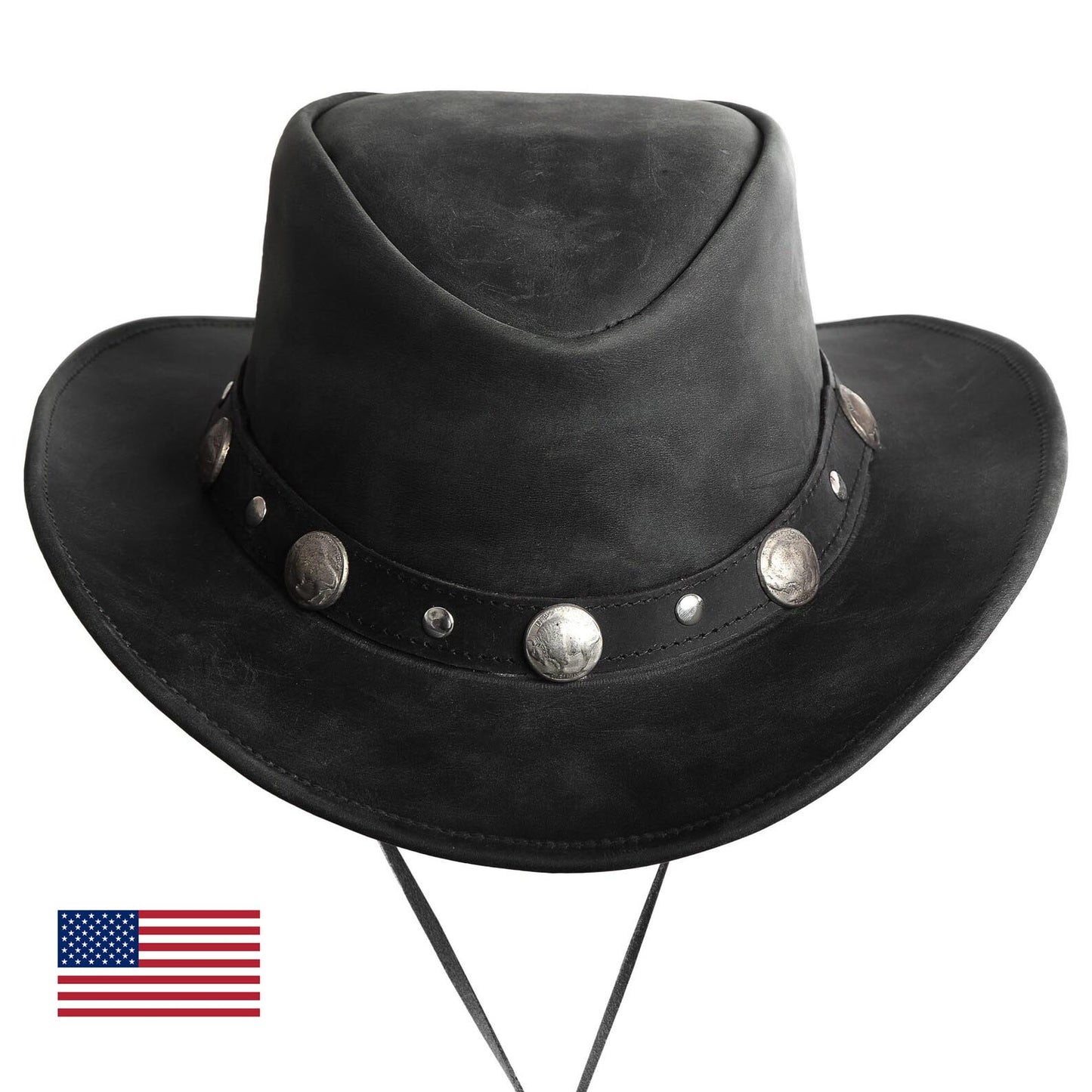 Shop brown Leather Hat