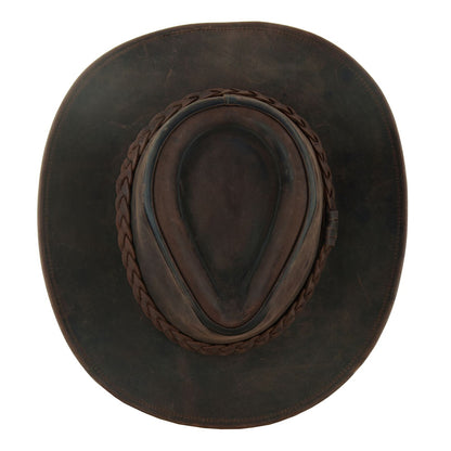 THUNDER Leather Cowboy Western Hat