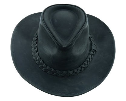 THUNDER Leather Cowboy Western Hat