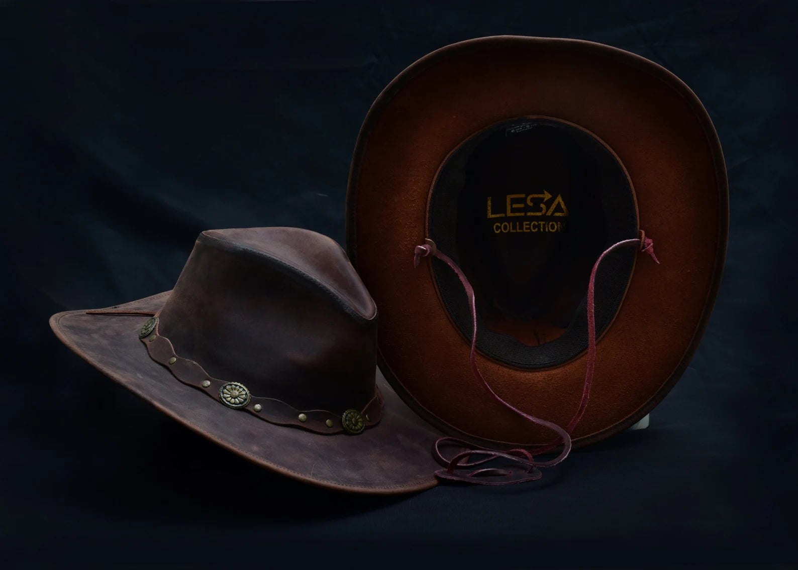 Leather Cowboy Hats