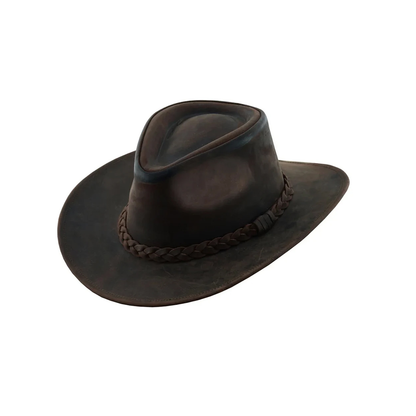 Leather Cowboy Western Hat for Men and Women